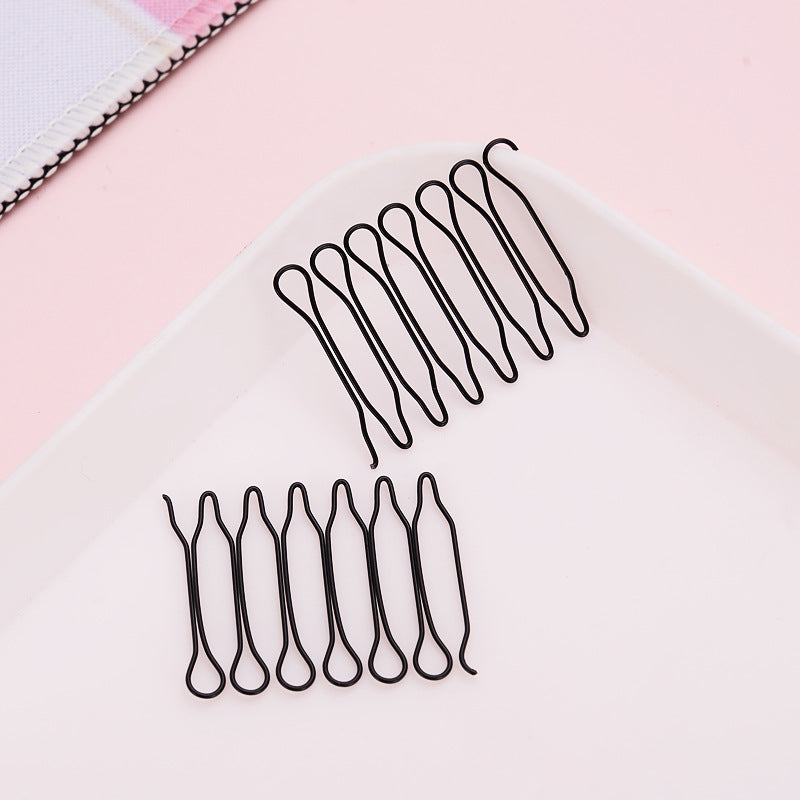 Flexible invisible grip comb for flyaway hai