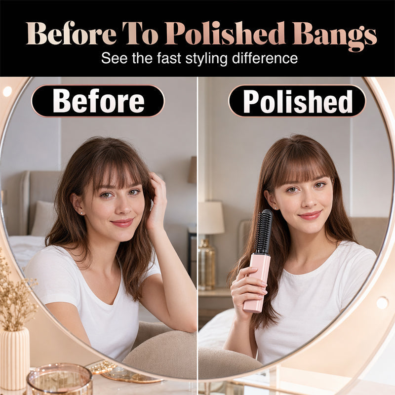 Portable comb for shaping the curl