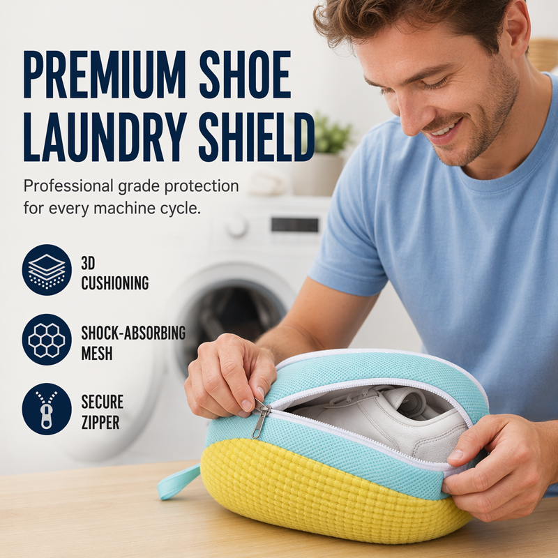 Bag for shoes washing machin